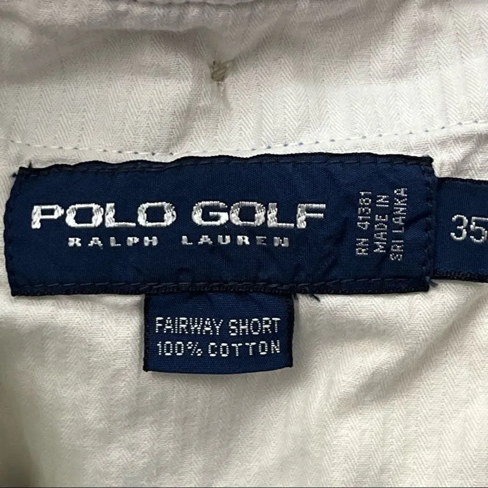 Polo Ralph Lauren Golf Fairway Blue Chino Style Shorts 35